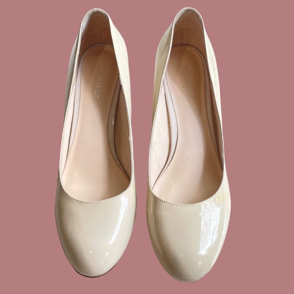 Jo Mercer Marcy Mid Heels Leather Shoes - Picture 2 of 6